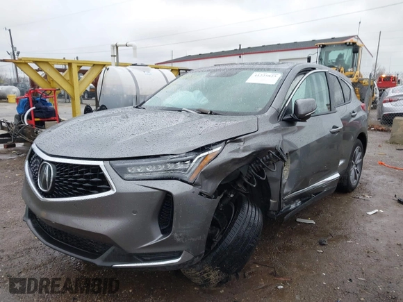 2022 Acura RDX w/Technology Package with VIN 5J8TC2H59NL018648, listed as a IAAI auction lot 41225825 with 16,864 mi miles. Bid and sale history available at carsss.com. Image 6.
