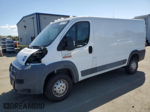 2017 Ram ProMaster Cargo with VIN 3C6TRVAG9HE547676, listed as a Copart auction lot 49311795 with 138,365 mi miles and Clean Title. Bid and sale history available at DreamBid. Image 1.