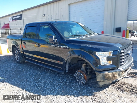 2017 Ford F-150 XL with VIN 1FTEW1CF1HFA70545, listed as a IAAI auction lot 41740423 with 108,245 mi miles and . Bid and sale history available at DreamBid. Image 1.