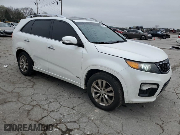 2012 Kia Sorento SX with VIN 5XYKWDA28CG237882, listed as a Copart auction lot 50886055 with 180,273 mi miles and Salvage Title. Bid and sale history available at carsss.com. Image 4.