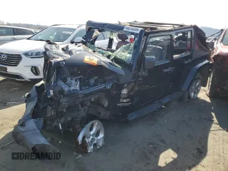 2013 Jeep Wrangler Unlimited Sahara with VIN 1C4BJWEG8DL657440, listed as a Copart auction lot 46378354 with Not provided miles and Salvage title. Bid and sale history available at DreamBid. Image 1.