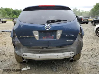 2007 Nissan Murano S with VIN JN8AZ08W47W617786, listed as a Copart auction lot 54639074 with 158,497 mi miles and Salvage Title. Bid and sale history available at carsss.com. Image 6.