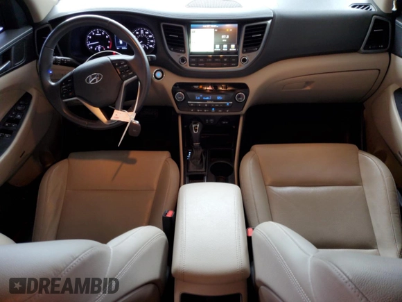 2017 Hyundai Tucson Sport with VIN KM8J33A29HU483713, listed as a Copart auction lot 45854785 with 55,968 mi miles and Salvage title. Bid and sale history available at DreamBid. Image 8.