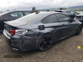 2018 BMW M4 with VIN WBS4Y9C53JAC86052, listed as a Copart auction lot 37065443 with 14,598 mi miles. Bid and sale history available at carsss.com. Image 3.