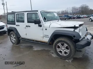 2015 Jeep Wrangler Unlimited Sport RHD with VIN 1C4BJWKG0FL548509, listed as a IAAI auction lot 41853129 with 137,649 mi miles and . Bid and sale history available at DreamBid. Image 1.