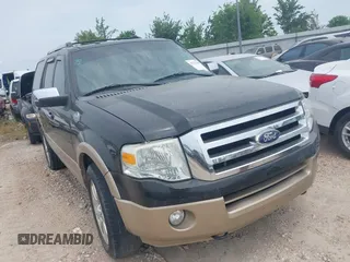 2014 Ford Expedition King Ranch with VIN 1FMJU1J52EEF62528, listed as a IAAI auction lot 42776269 with 209,213 mi miles and . Bid and sale history available at DreamBid. Image 1.