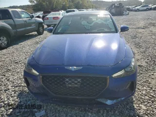 2020 Genesis G70 3.3T with VIN KMTG34LE9LU053508, listed as a Copart auction lot 75052004 with 135,388 mi miles and Salvage Title. Bid and sale history available at DreamBid. Image 5.