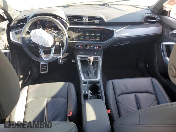 2021 Audi Q3 S line Premium Plus with VIN WA1EECF35M1153722, listed as a Copart auction lot 56537615 with 42,396 mi miles and Salvage title. Bid and sale history available at DreamBid. Image 8.