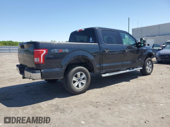 2015 Ford F-150 XLT with VIN 1FTEW1EG7FFA43224, listed as a Copart auction lot 54831665 with 265,723 mi miles and Salvage title. Bid and sale history available at DreamBid. Image 3.