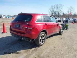 2017 Mercedes-Benz GLC with VIN WDC0G4KB5HF144051, listed as a IAAI auction lot 41944240 with 76,632 mi miles. Bid and sale history available at carsss.com. Image 4.