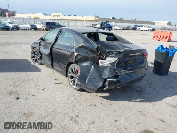 2015 Chrysler 200 S with VIN 1C3CCCBG7FN546049, listed as a IAAI auction lot 41721257 with 1 mi miles. Bid and sale history available at carsss.com. Image 6.