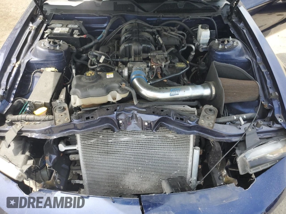 2010 Ford Mustang V6 with VIN 1ZVBP8AN7A5166515, listed as a Copart auction lot 54176615 with 99,390 mi miles and Salvage Title. Bid and sale history available at DreamBid. Image 11.