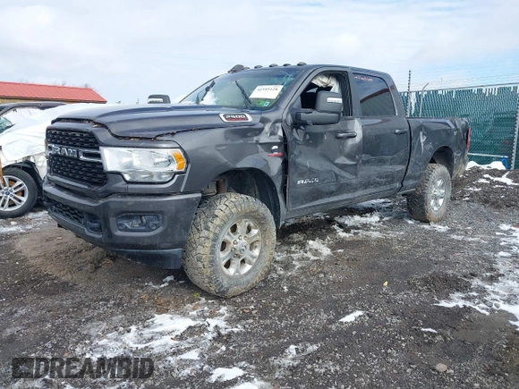 2023 Ram 2500 Big Horn with VIN 3C6UR5DL5PG519292, listed as a IAAI auction lot 41595128 with 15,500 mi miles and . Bid and sale history available at DreamBid. Image 2.