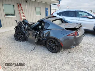 2018 Mazda MX-5 Miata RF Club with VIN JM1NDAL76J0205218, listed as a Copart auction lot 78615383 with 0 mi miles and Non Repairable. Bid and sale history available at carsss.com. Image 2.