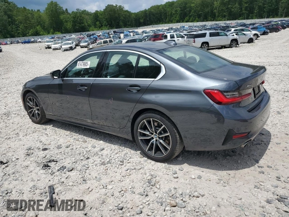 2019 BMW 3 Series 330i xDrive with VIN 3MW5R7J5XK8A05274, listed as a Copart auction lot 61479905 with 79,038 mi miles and Salvage title. Bid and sale history available at DreamBid. Image 2.