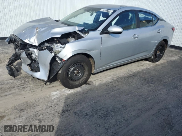 2022 Nissan Sentra S with VIN 3N1AB8BV7NY278030, listed as a Copart auction lot 80971773 with 2,292 mi miles and Clean Title. Bid and sale history available at carsss.com. Image 1.