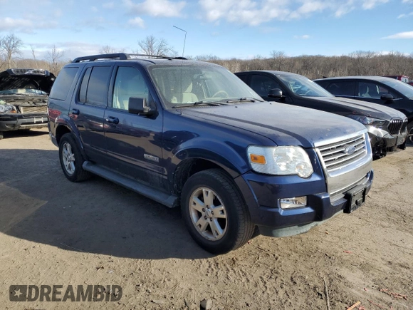 2007 Ford Explorer XLT z VIN 1FMEU73E87UB71524, wystawiony jako Copart lot #88809485 z przebiegiem 95 408 mil mil oraz Czysty tytuł • Clean title. Historia ofert i sprzedaży dostępna na DreamBid. Obrazek 4.