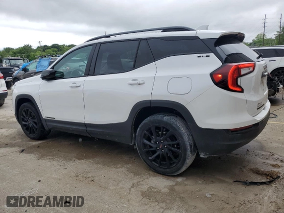 2023 GMC Terrain SLE with VIN 3GKALTEG5PL204054, listed as a Copart auction lot 58471455 with 41,825 mi miles and Salvage title. Bid and sale history available at DreamBid. Image 2.