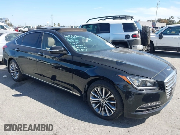 2016 Hyundai Genesis 3.8L z VIN KMHGN4JE3GU131049, wystawiony jako IAAI lot #42022155 z przebiegiem 107 801 mil mil oraz . Historia ofert i sprzedaży dostępna na DreamBid. Obrazek 13.