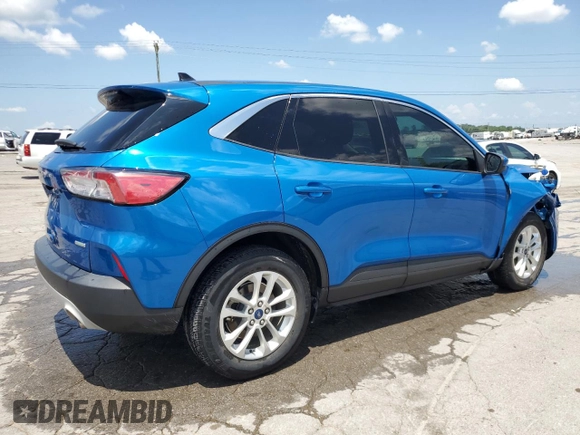 2020 Ford Escape SE with VIN 1FMCU0G68LUA23398, listed as a Copart auction lot 61943845 with 72,664 mi miles and Salvage title. Bid and sale history available at DreamBid. Image 3.