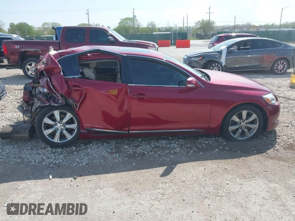 2008 Lexus GS 350 with VIN JTHCE96S580016491, listed as a IAAI auction lot 42036614 with 207,449 mi miles and . Bid and sale history available at DreamBid. Image 13.