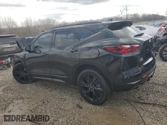 2021 Chevrolet Blazer RS z VIN 3GNKBERS5MS528692, wystawiony jako Copart lot #48806655 z przebiegiem 48 422 mil mil oraz Szkoda całkowita • Salvage title. Historia ofert i sprzedaży dostępna na DreamBid. Obrazek 2.