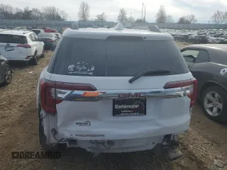 2021 GMC Acadia SLT with VIN 1GKKNMLS5MZ192052, listed as a Copart auction lot 42157204 with 70,765 mi miles and Salvage Title. Bid and sale history available at DreamBid. Image 6.