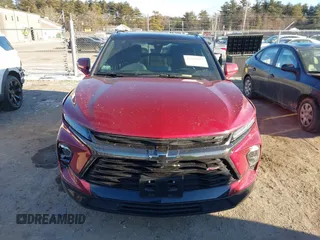 2023 Chevrolet Blazer RS with VIN 3GNKBKRS3PS220035, listed as a IAAI auction lot 41335553 with 21,739 mi miles and . Bid and sale history available at DreamBid. Image 12.