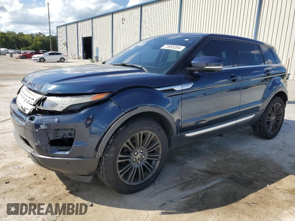 2013 Land Rover Range Rover Evoque Prestige Premium with VIN SALVV2BG8DH745639, listed as a Copart auction lot 72655284 with 138,330 mi miles and Salvage Title. Bid and sale history available at carsss.com. Image 1.