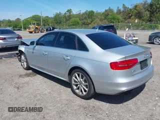 2014 Audi A4 Premium Plus with VIN WAUEFAFL6EN005948, listed as a IAAI auction lot 41923138 with 129,715 mi miles. Bid and sale history available at carsss.com. Image 3.