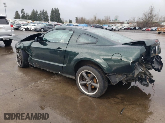 2008 Ford Mustang GT Deluxe with VIN 1ZVHT82H585179790, listed as a Copart auction lot 46701875 with Not provided miles and Salvage title. Bid and sale history available at DreamBid. Image 2.