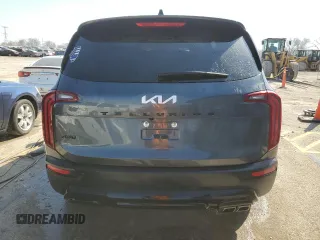 2022 Kia Telluride EX with VIN 5XYP3DHC5NG314546, listed as a Copart auction lot 49119535 with 22,107 mi miles and Salvage Title. Bid and sale history available at carsss.com. Image 6.