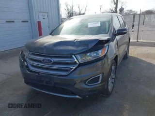 2015 Ford Edge Titanium with VIN 2FMPK4K81FBC30541, listed as a IAAI auction lot 41810625 with 117,345 mi miles. Bid and sale history available at carsss.com. Image 18.