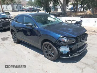 2025 Mazda CX-30 S Select Sport with VIN 3MVDMBBM1SM792238, listed as a IAAI auction lot 42489783 with 2,242 mi miles and . Bid and sale history available at DreamBid. Image 1.