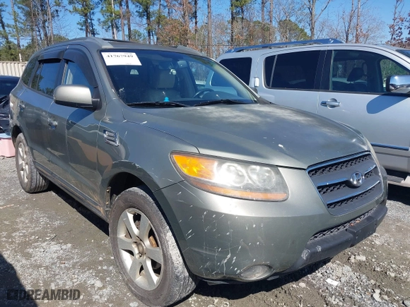 2009 Hyundai Santa Fe SE with VIN 5NMSH13E79H322081, listed as a IAAI auction lot 41767949 with 179,344 mi miles. Bid and sale history available at carsss.com. Image 1.