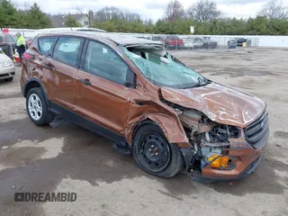 2017 Ford Escape S with VIN 1FMCU0F75HUA13185, listed as a IAAI auction lot 42038703 with 131,002 mi miles and . Bid and sale history available at DreamBid. Image 1.