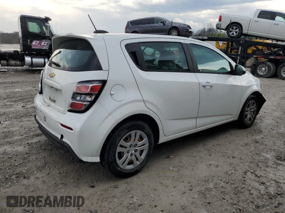 2017 Chevrolet Sonic LT with VIN 1G1JG6SH0H4144831, listed as a Copart auction lot 53252905 with 148,710 mi miles and Salvage title. Bid and sale history available at DreamBid. Image 3.