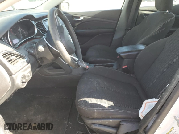2015 Dodge Dart SXT with VIN 1C3CDFBBXFD128383, listed as a Copart auction lot 54830085 with 97,097 mi miles and Salvage title. Bid and sale history available at DreamBid. Image 7.
