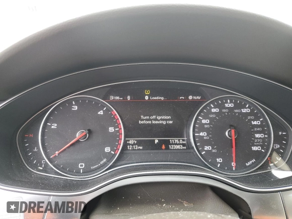 2015 Audi A6 3.0L TDI Prestige with VIN WAUHMAFC4FN029833, listed as a Copart auction lot 49511875 with 123,963 mi miles and Salvage Title. Bid and sale history available at carsss.com. Image 9.