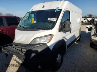 2023 Ram ProMaster Cargo with VIN 3C6LRVDG6PE519604, listed as a Copart auction lot 88875925 with 133,511 mi miles and Salvage Title. Bid and sale history available at carsss.com. Image 1.