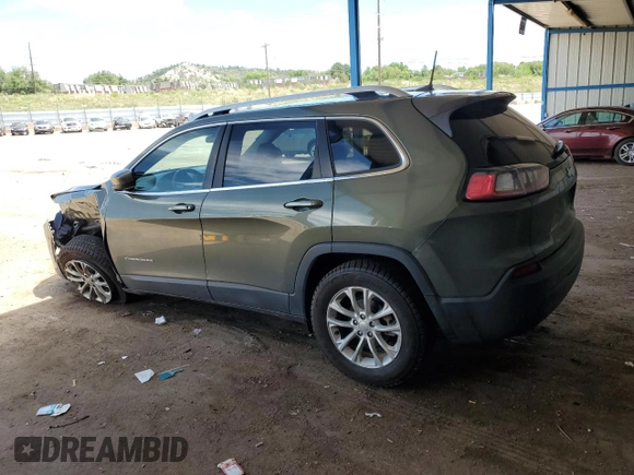 2019 Jeep Cherokee Latitude with VIN 1C4PJLCB9KD240900, listed as a Copart auction lot 62905195 with 100,225 mi miles and Salvage title. Bid and sale history available at DreamBid. Image 2.