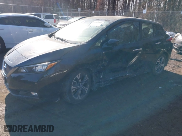 2022 Nissan LEAF SV with VIN 1N4AZ1CV9NC561705, listed as a IAAI auction lot 41465860 with 19,549 mi miles and . Bid and sale history available at DreamBid. Image 2.