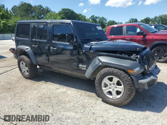 2021 Jeep Wrangler Unlimited Sport S с VIN 1C4HJXDG4MW532158, выставлен на аукционе Copart как лот 57533055 с пробегом 79 513 миль миль и Чистый • Clean title. История ставок и продаж доступна на DreamBid. Изображение 4.