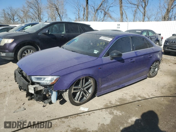 2017 Audi A3 Sedan Premium Plus with VIN WAUJ8GFF6H1040703, listed as a Copart auction lot 42484404 with 103,582 mi miles. Bid and sale history available at carsss.com. Image 1.