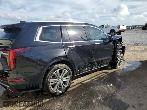 2022 Cadillac XT6 Premium Luxury with VIN 1GYKPCRSXNZ116944, listed as a Copart auction lot 80103844 with 73,981 mi miles and Non Repairable. Bid and sale history available at carsss.com. Image 3.