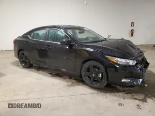 2021 Nissan Sentra SR with VIN 3N1AB8DVXMY312330, listed as a Copart auction lot 81707484 with 39,020 mi miles and Salvage Title. Bid and sale history available at DreamBid. Image 4.