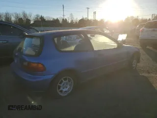 1993 Honda Civic z VIN 2HGEH2375PH525047, wystawiony jako Copart lot #42850335 z przebiegiem 230 394 mil mil oraz Czysty tytuł • Clean title. Historia ofert i sprzedaży dostępna na DreamBid. Obrazek 3.