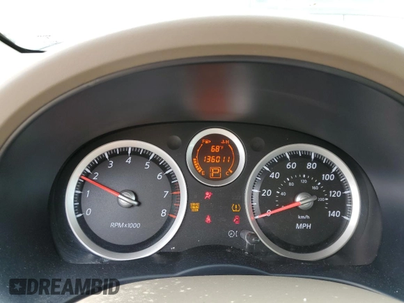 2010 Nissan Sentra SR with VIN 3N1AB6AP8AL619157, listed as a Copart auction lot 55132345 with 136,011 mi miles and Salvage Title. Bid and sale history available at DreamBid. Image 9.