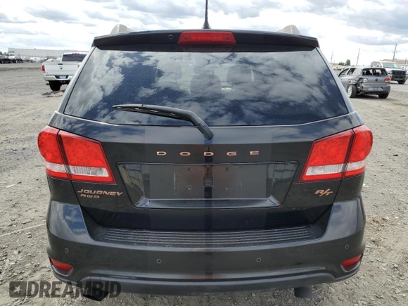 2014 Dodge Journey R/T z VIN 3C4PDDFG6ET262355, wystawiony jako Copart lot #56803935 z przebiegiem 99 562 mil mil oraz Szkoda całkowita • Salvage title. Historia ofert i sprzedaży dostępna na DreamBid. Obrazek 6.
