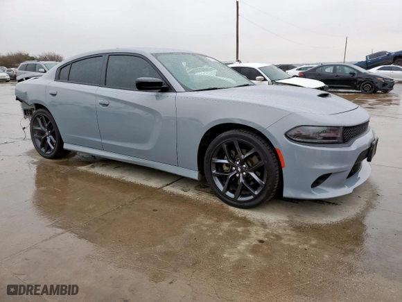 2021 Dodge Charger GT with VIN 2C3CDXHGXMH679065, listed as a Copart auction lot 45730345 with NaN miles and Salvage Title. Bid and sale history available at carsss.com. Image 4.